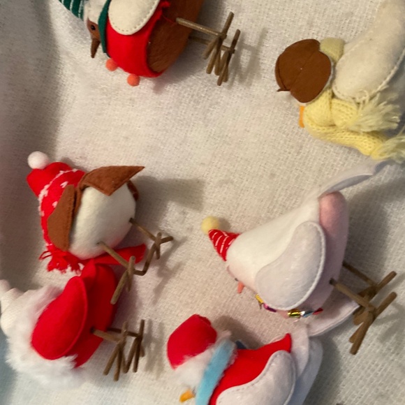 Lot of 6 Target Featherly Friends Christmas Holiday Decor Bundle of Six Birds - Picture 10 of 10
